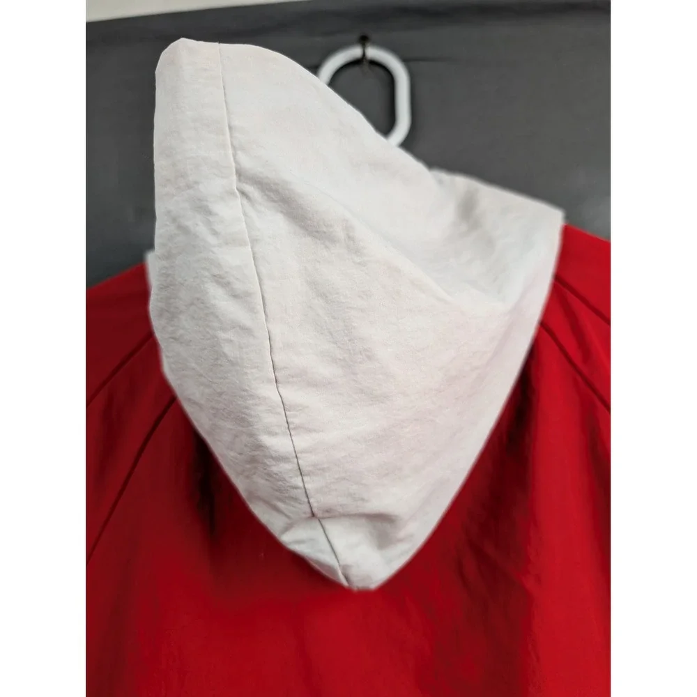 Jordan Mens Jumpman Air Anorak Windbreaker Jacket‎ Red White Black Large